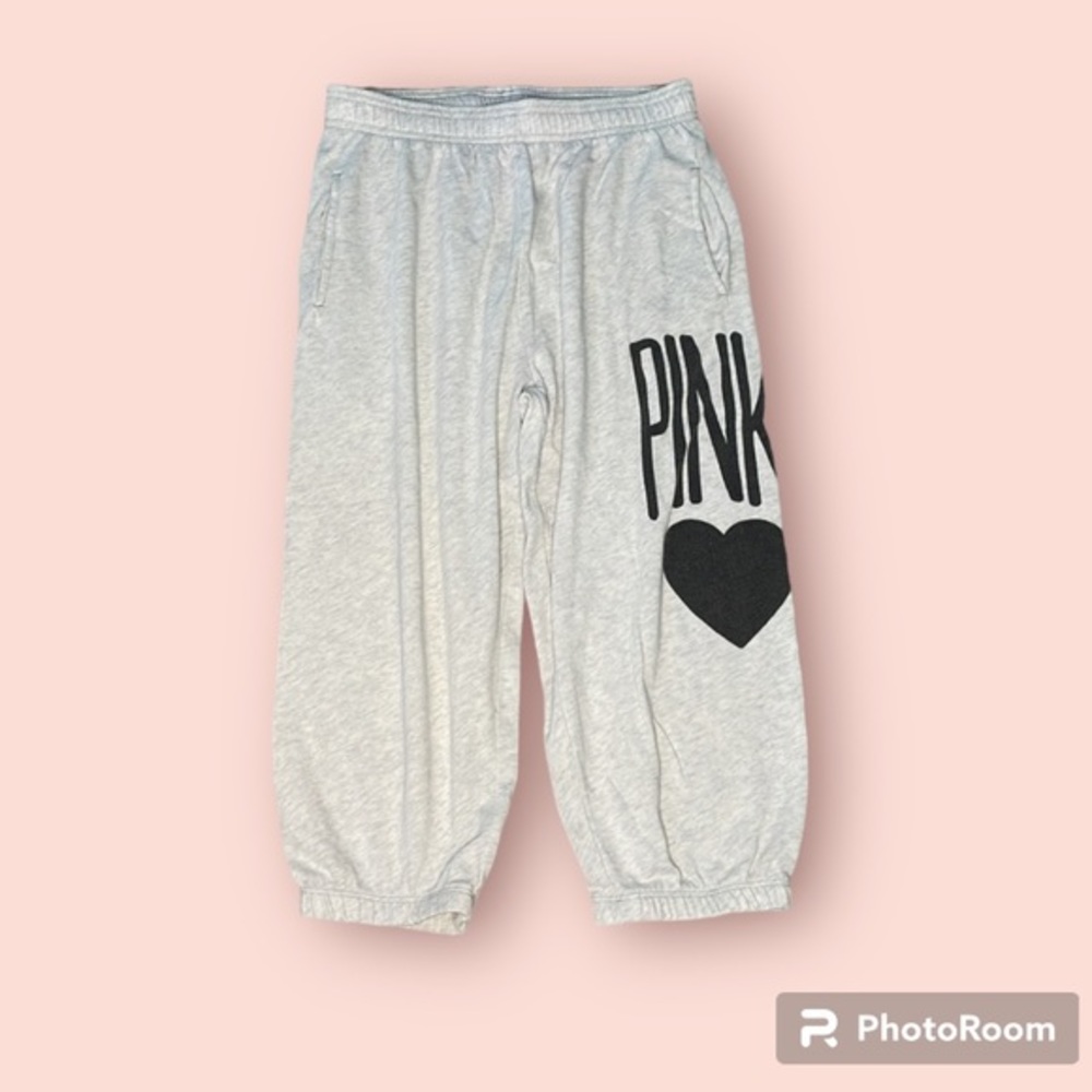 PINK Victoria's Secret Women's Gray Jogger Pants